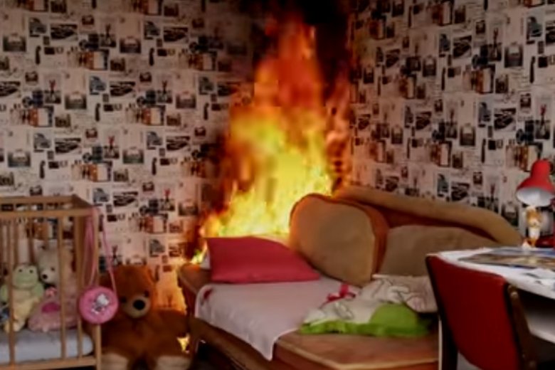 Jak przygotować dziecko na pożar w domu.