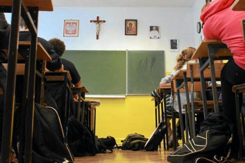 Test z "Botoksu" na lekcji religii.