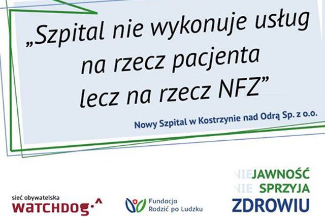 Szpitale nie chcą współpracować i ujawniać informacji.
