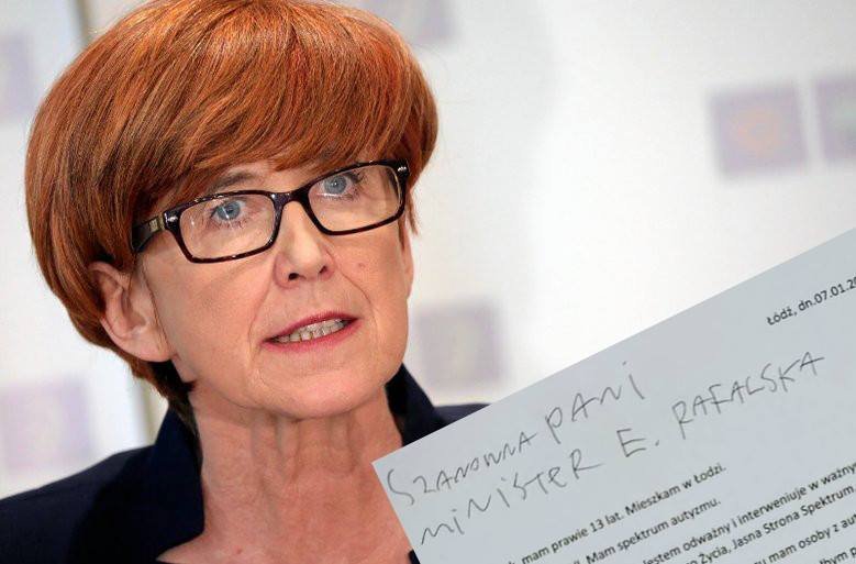 13-latek napisał list do minister Rafalskiej