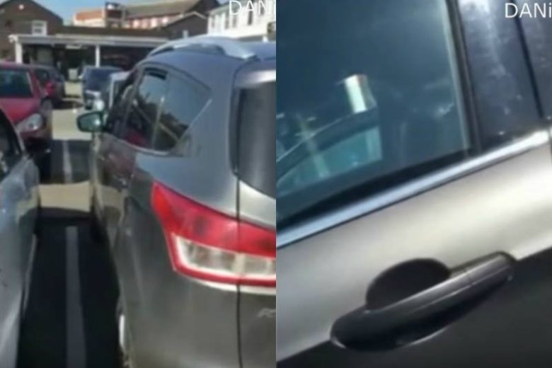 Dziecko w nagrzanym aucie. Jego reakcja, gdy się budzi.